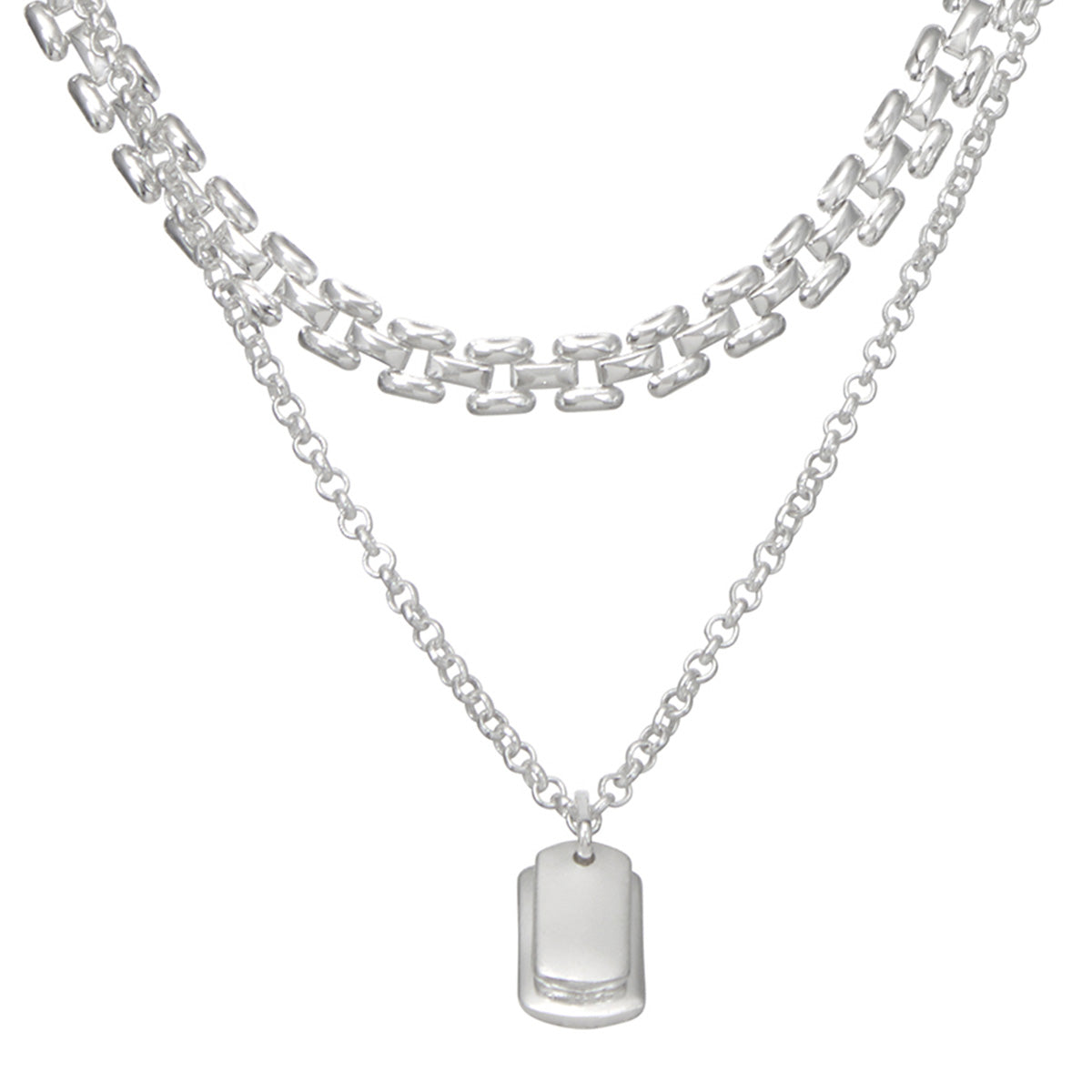 COLLAR NINE WEST CUSHION METAL PLATA
