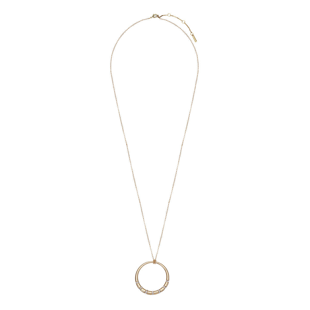 COLLAR NINE WEST GOLD SOCIAL CRYSTAL DORADO