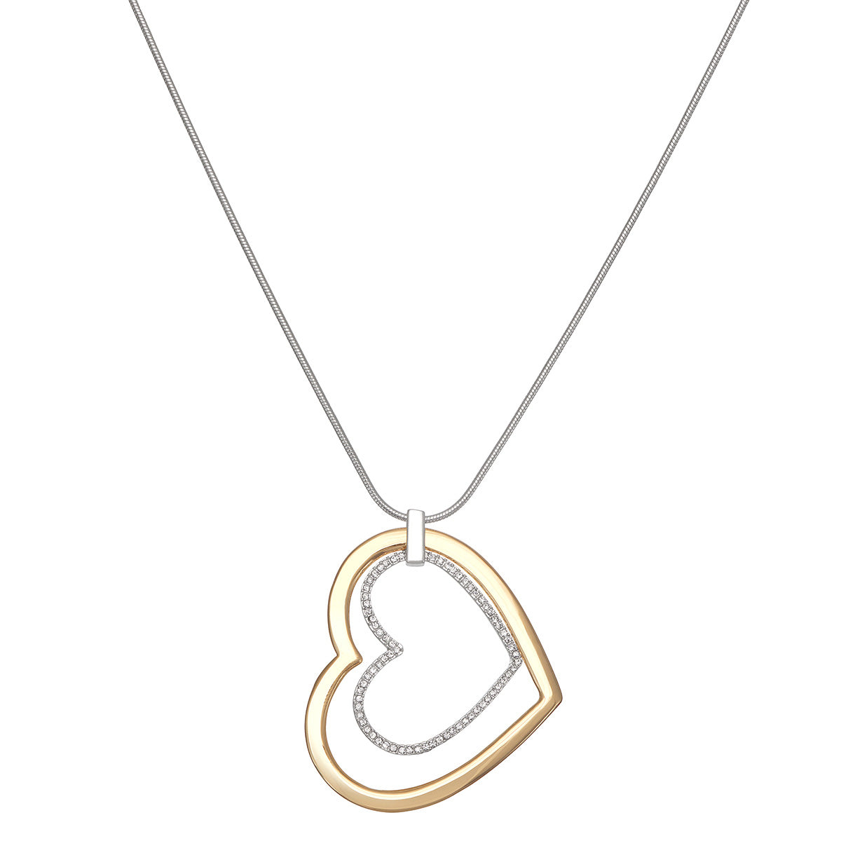 COLLAR NINE WEST HEARTS PLATA