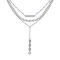 COLLAR NINE WEST TEXTURED METAL PLATA