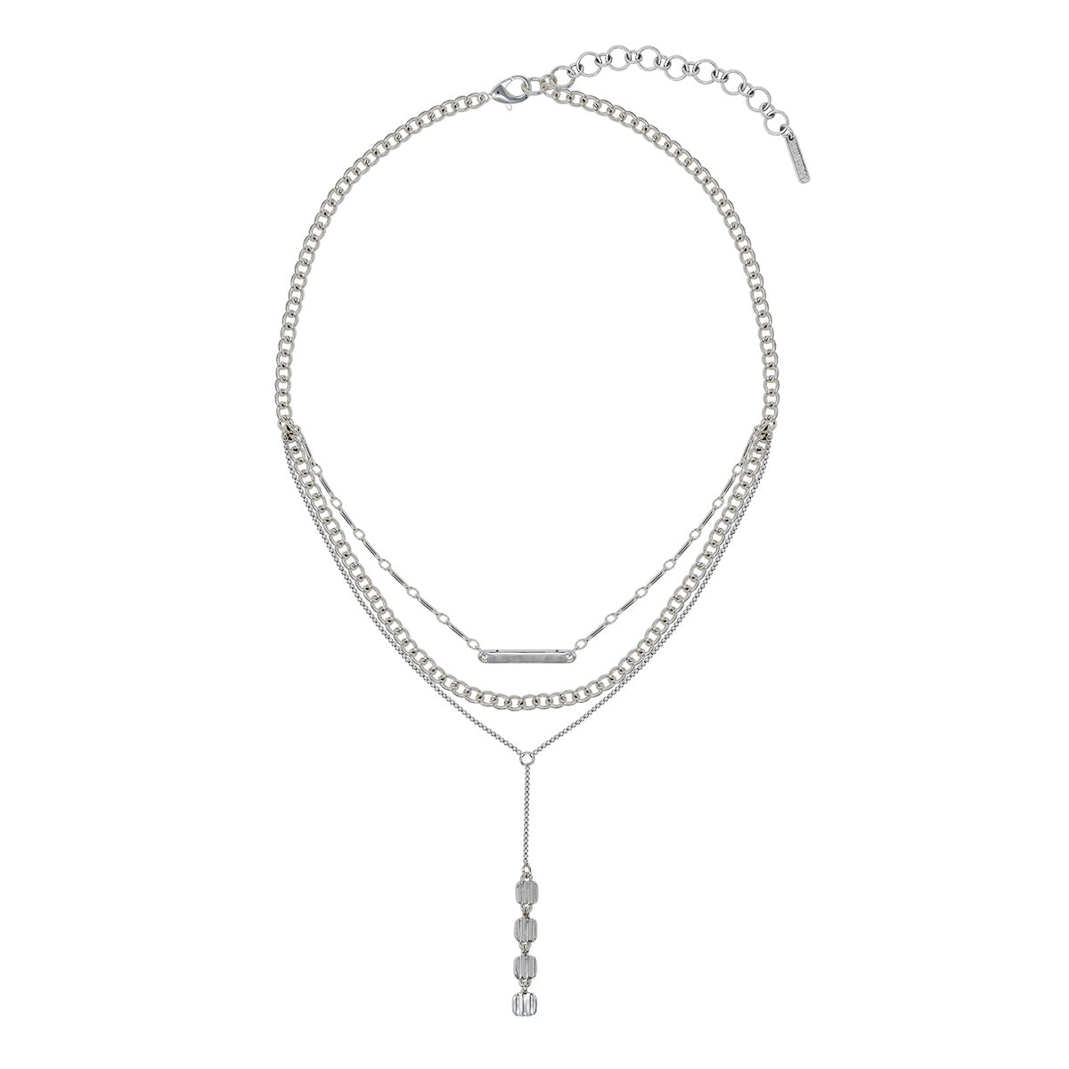 COLLAR NINE WEST TEXTURED METAL PLATA