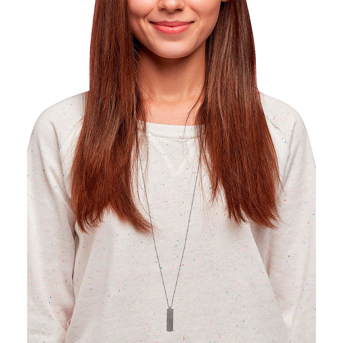 COLLAR NINE WEST TEXTURED METAL PLATA