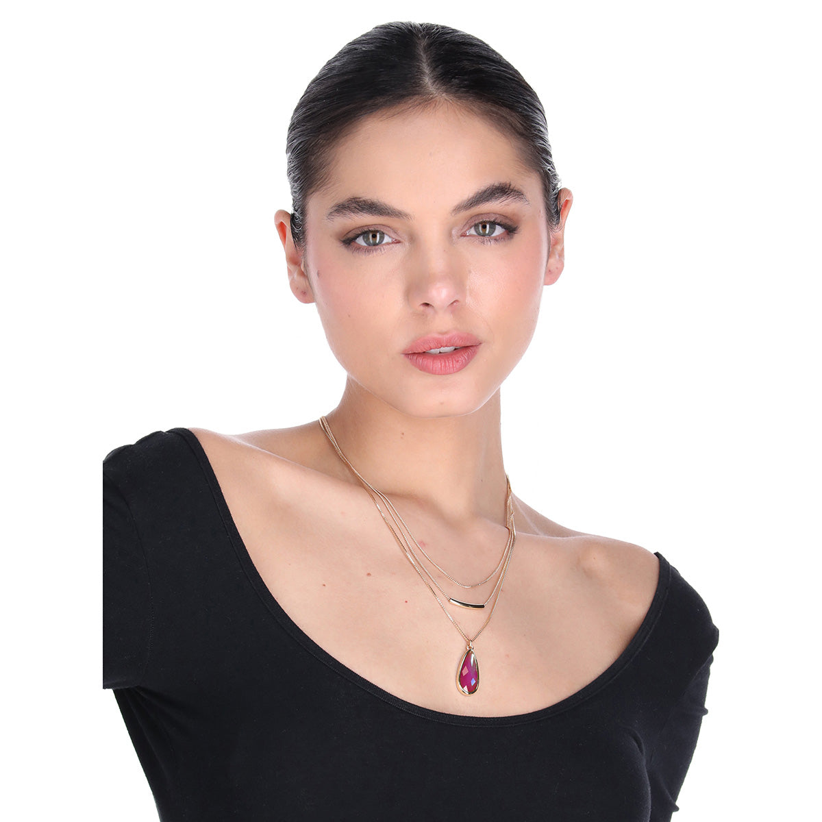 COLLAR NINE WEST QUICK PINK DORADO