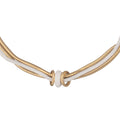 COLLAR NINE WEST COLORED RONDELLES DORADO