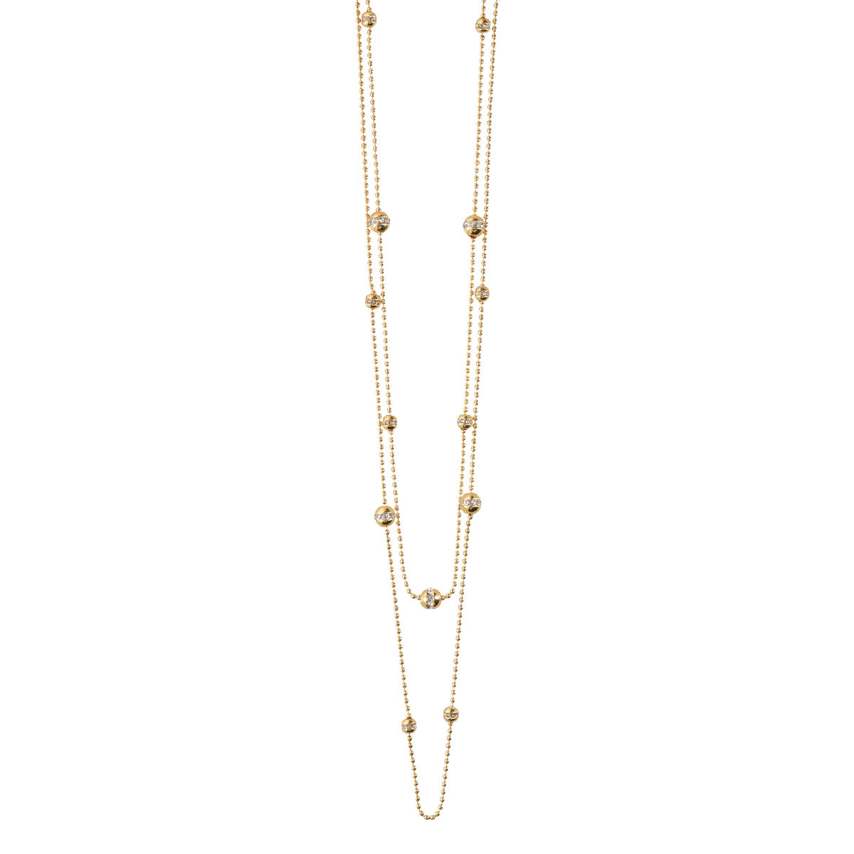 COLLAR NINE WEST STRIPED PAVE DORADO