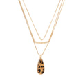 COLLAR NINE WEST CHEETAH TAIL DORADO