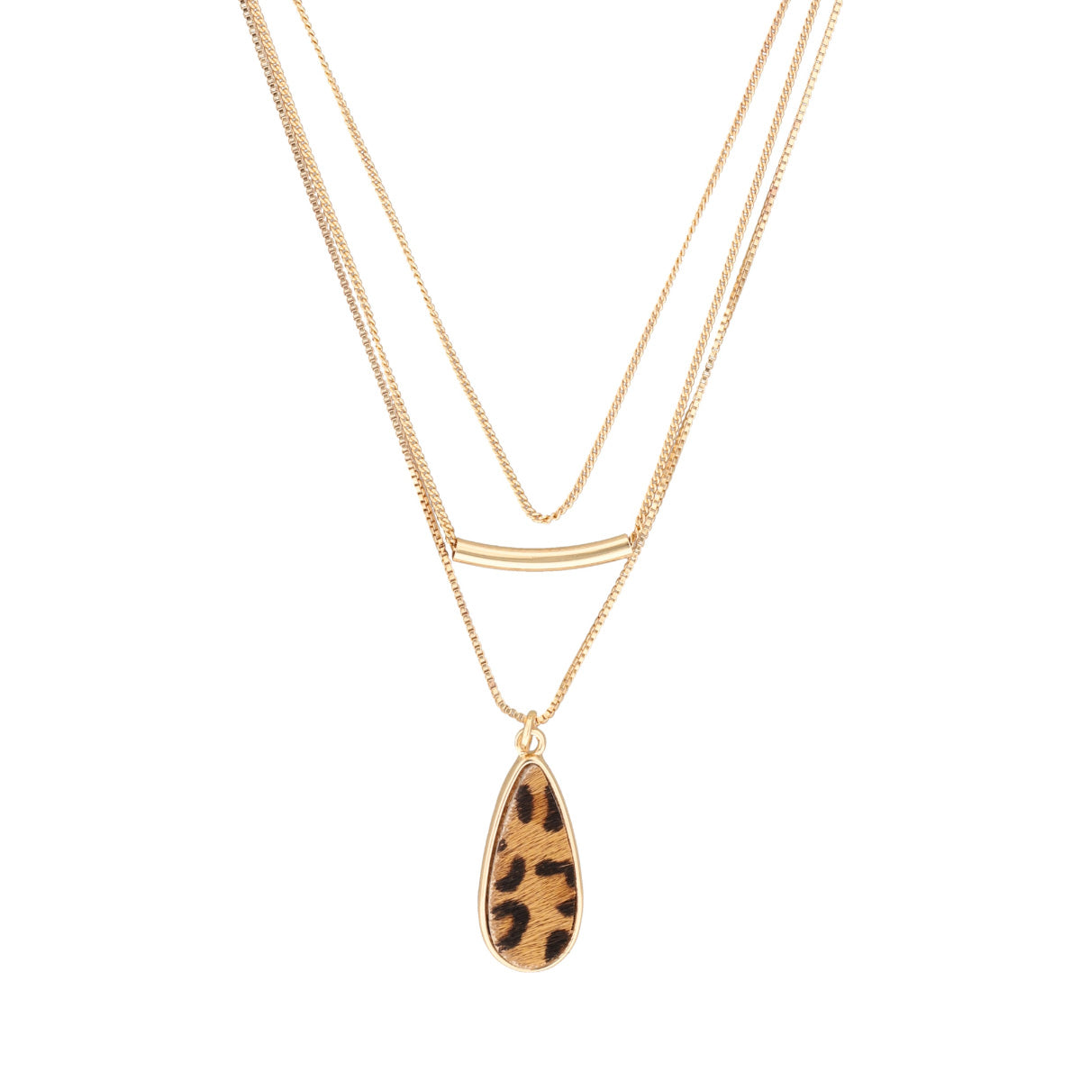 COLLAR NINE WEST CHEETAH TAIL DORADO