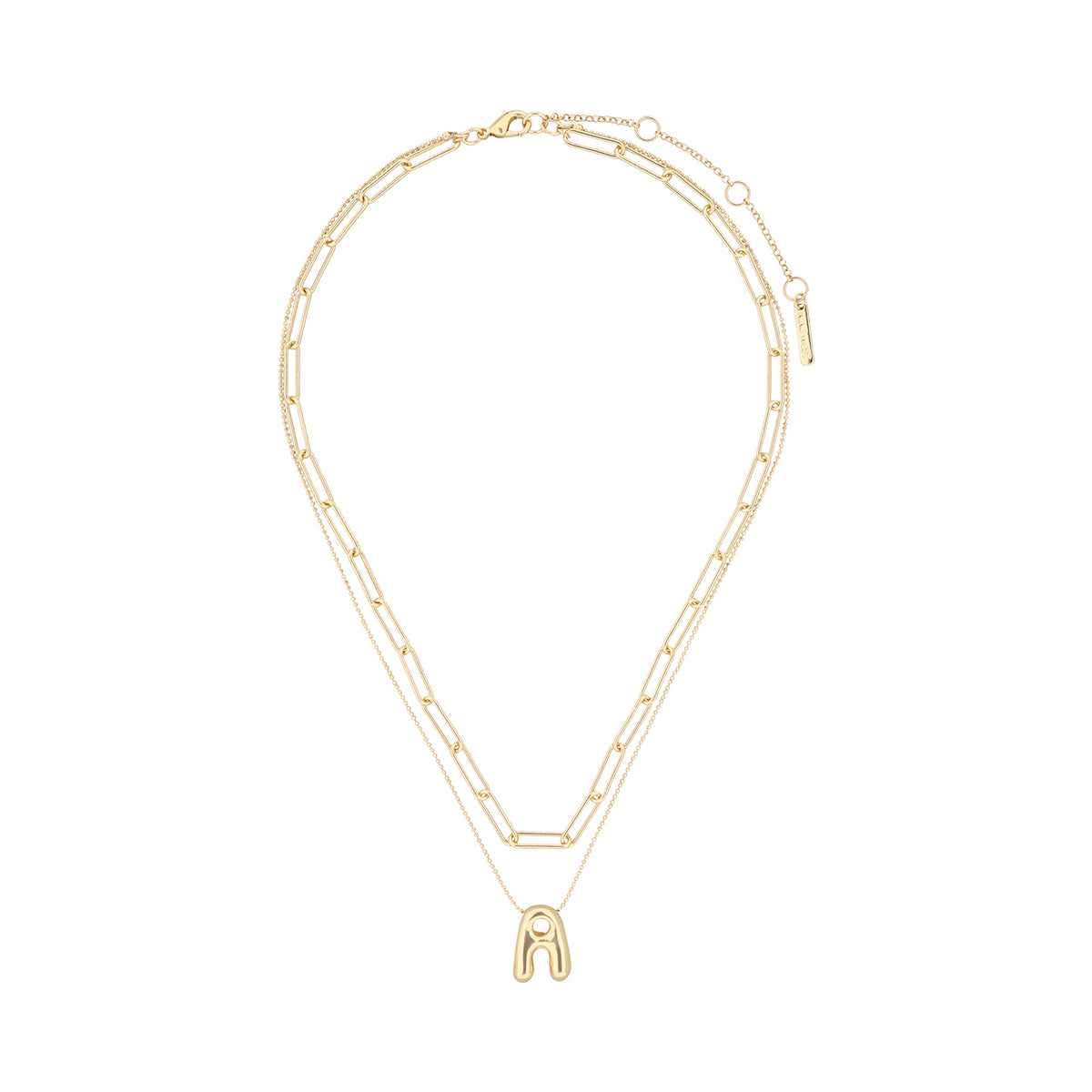 COLLAR NINE WEST PUFFY INITIAL DORADO