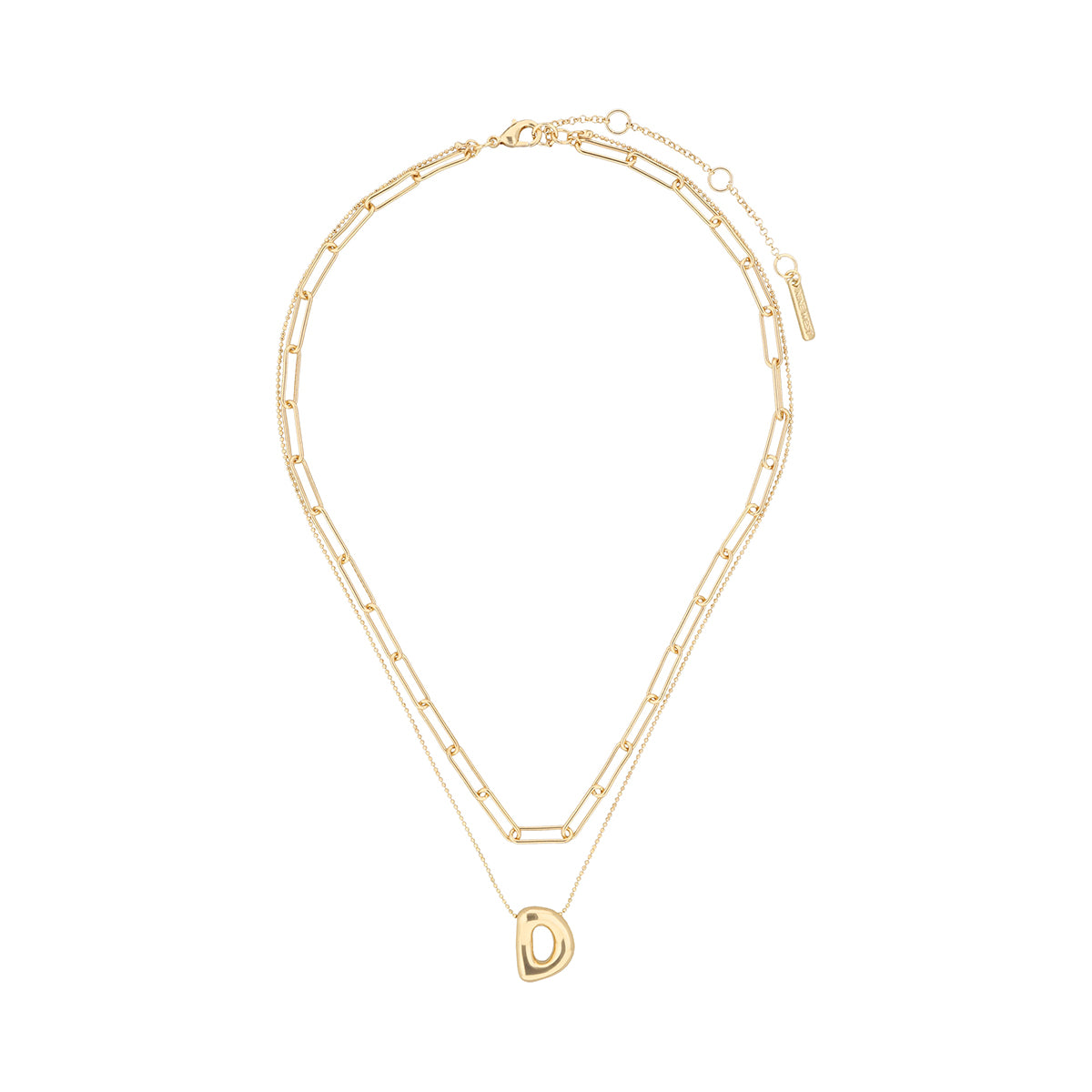 COLLAR NINE WEST PUFFY INITIAL DORADO