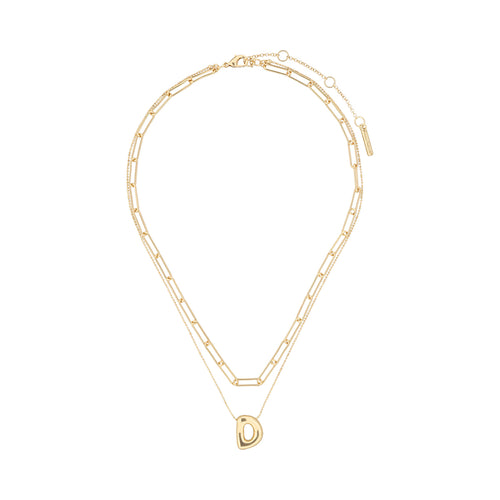 COLLAR NINE WEST PUFFY INITIAL DORADO