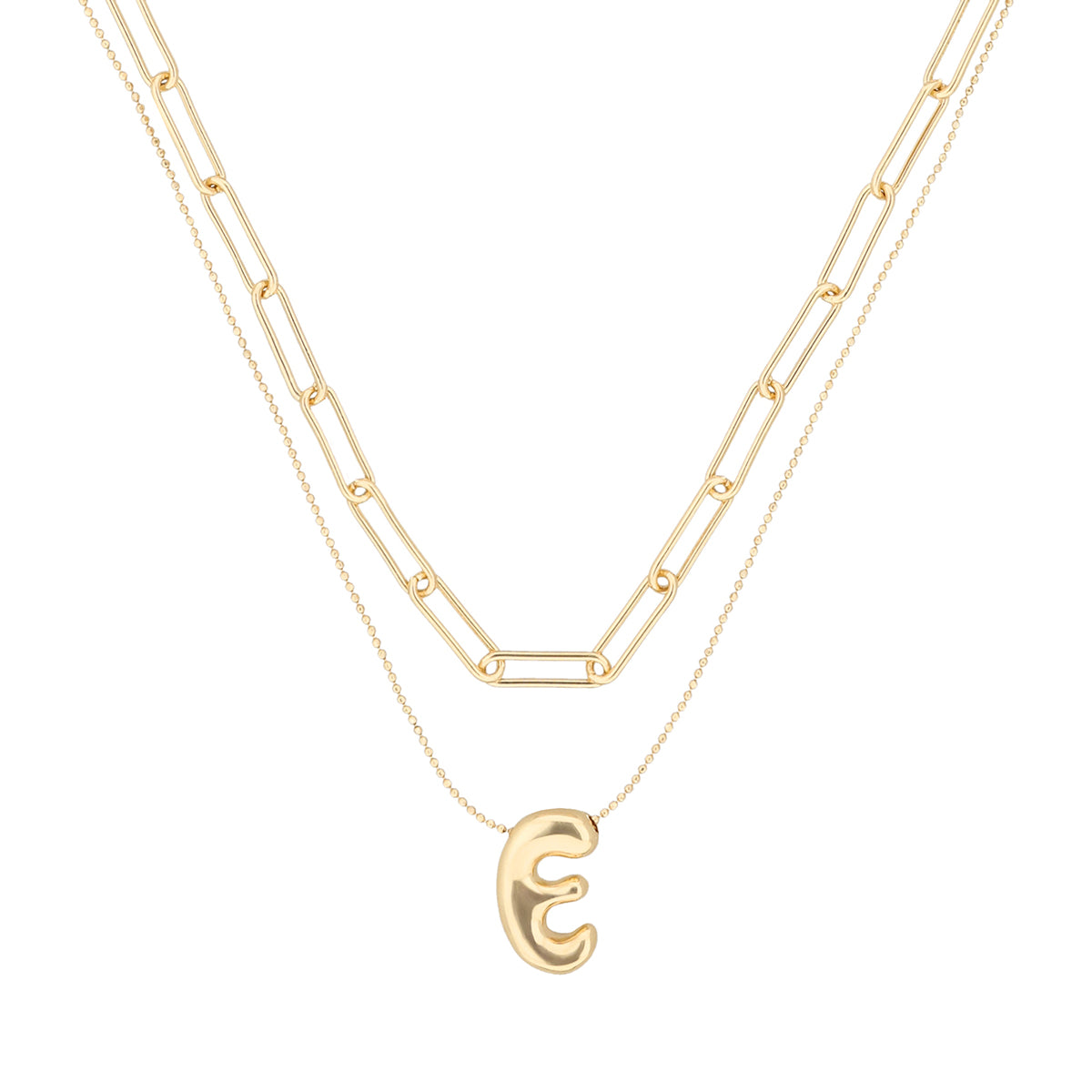 COLLAR NINE WEST PUFFY INITIAL DORADO