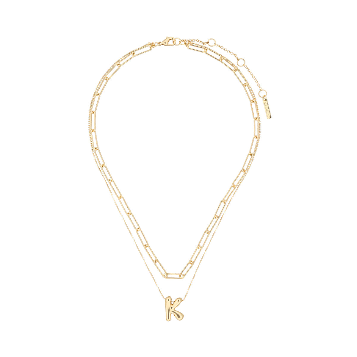 COLLAR NINE WEST PUFFY INITIAL DORADO