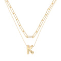 COLLAR NINE WEST PUFFY INITIAL DORADO