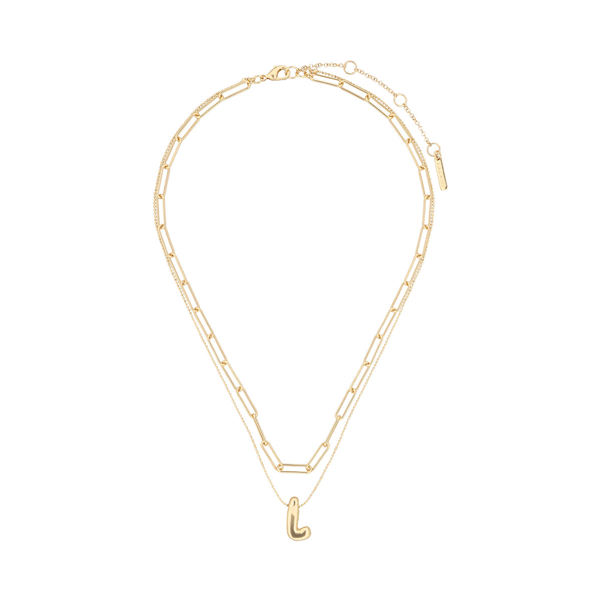COLLAR NINE WEST PUFFY INITIAL DORADO