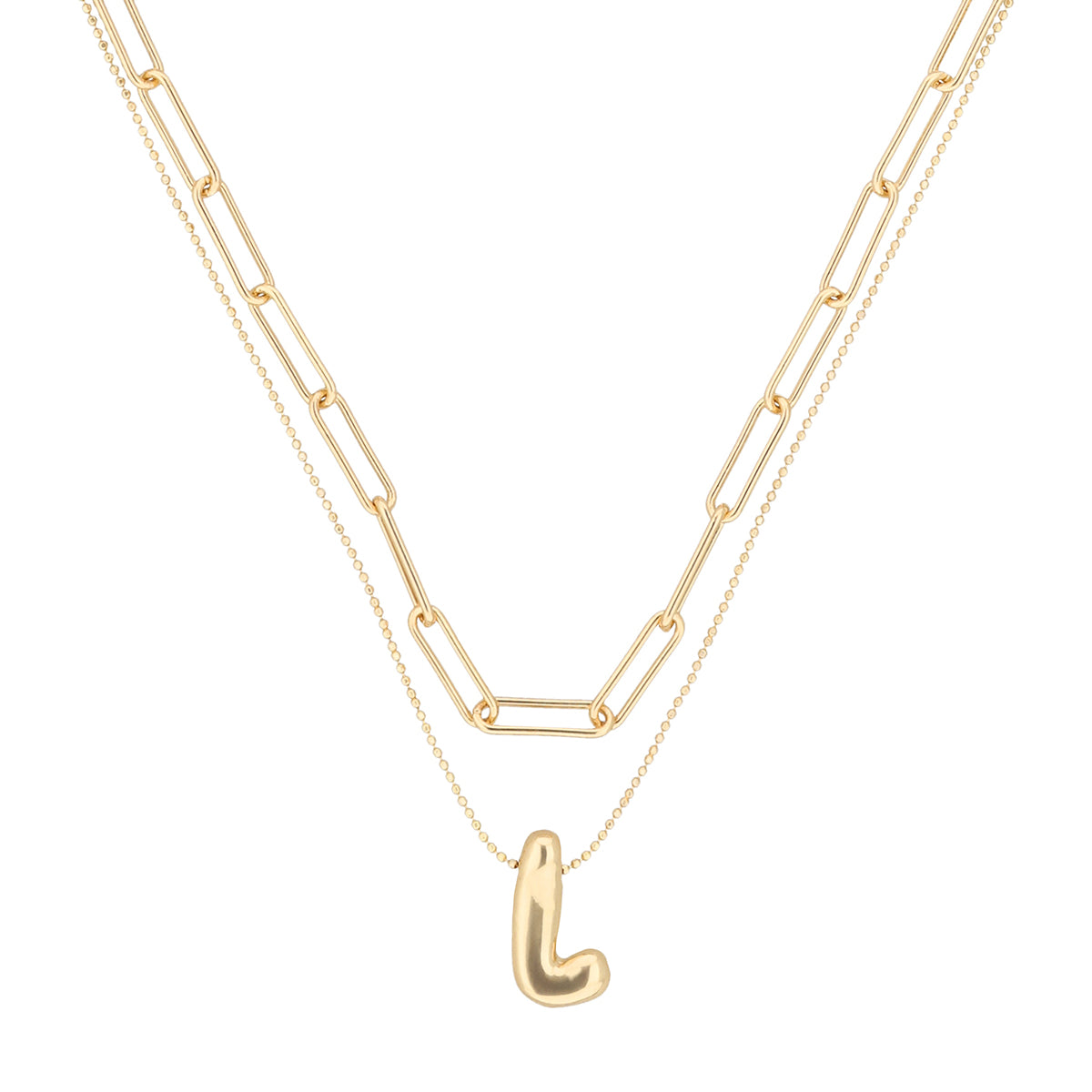 COLLAR NINE WEST PUFFY INITIAL DORADO