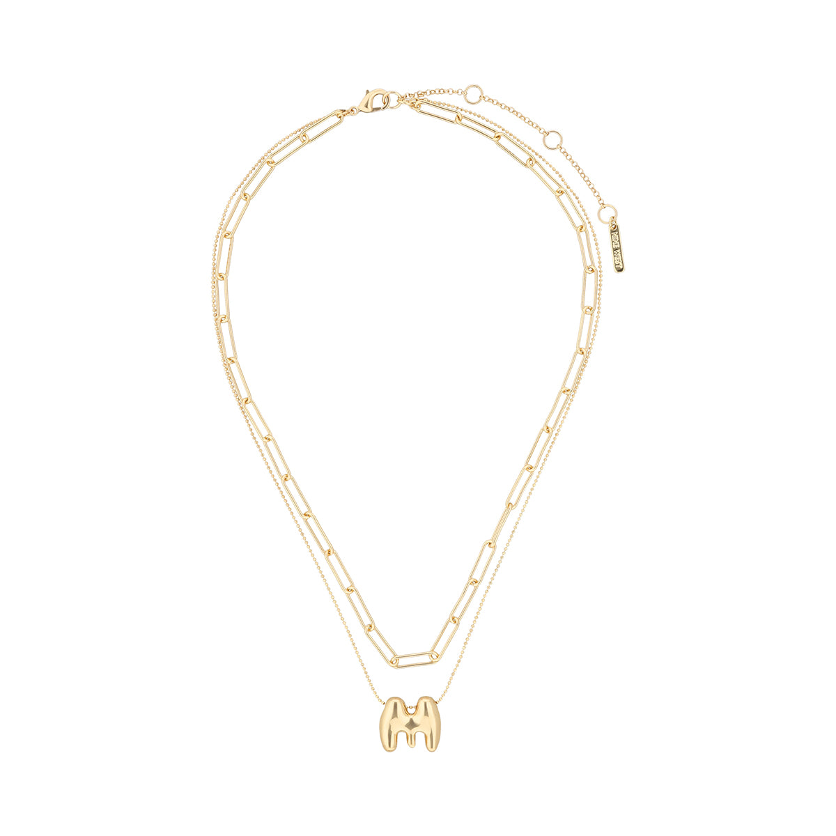 COLLAR NINE WEST PUFFY INITIAL DORADO