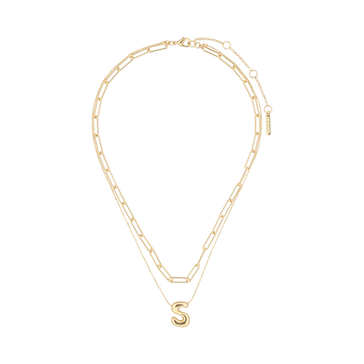 COLLAR NINE WEST PUFFY INITIAL DORADO