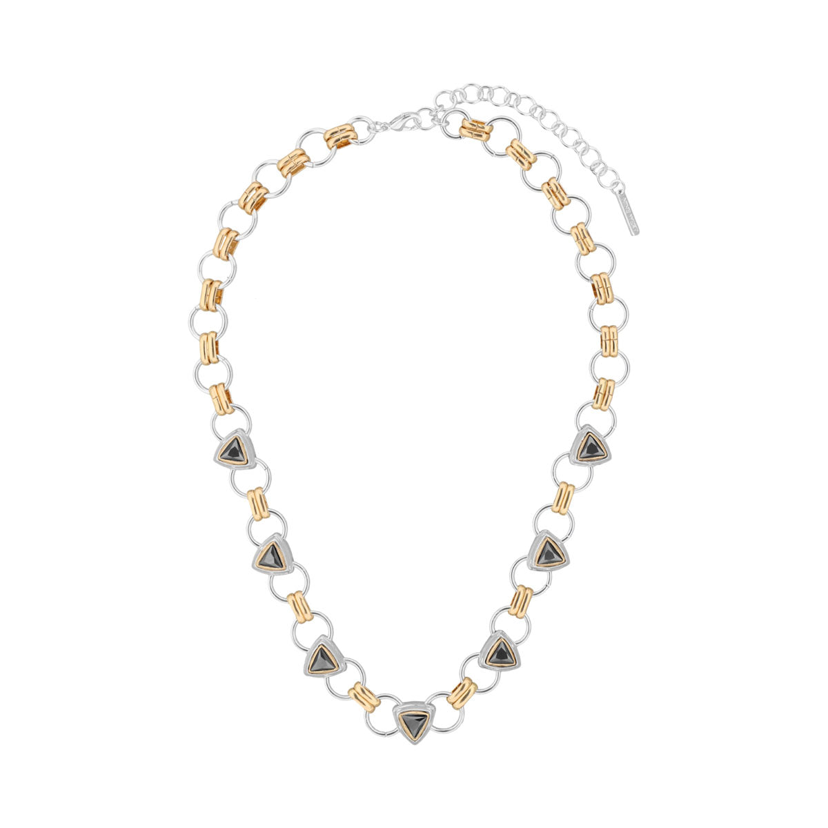 COLLAR NINE WEST TRITONE EMBLEMS BITONO