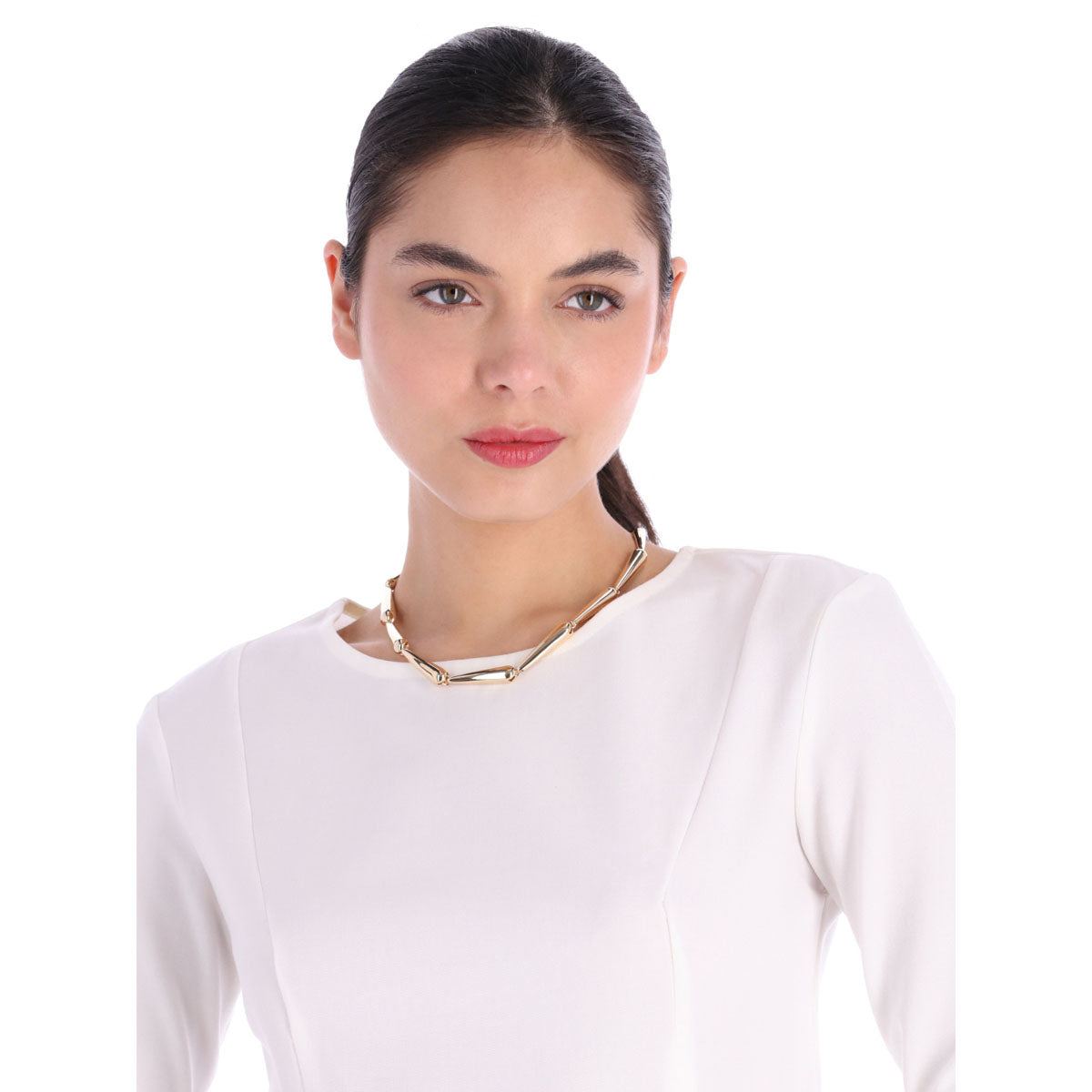 COLLAR NINE WEST GOLD TEARDROP DORADO