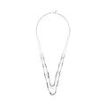 COLLAR NINE WEST STORMY BEADS PLATEADO