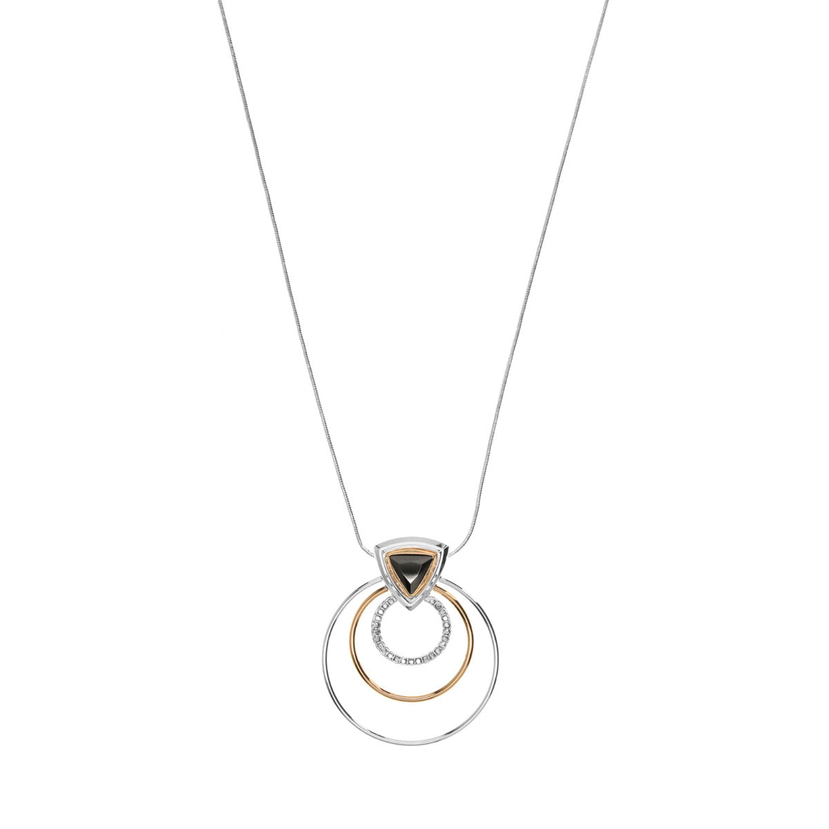 COLLAR NINE WEST TRITONE EMBLEMS BITONO