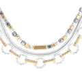 COLLAR NINE WEST COLOR BITONO FORMA CIRCULAR 19N01461