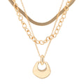 COLLAR NINE WEST COLOR DORADO FORMA CIRCULAR 19N01466