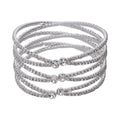 PULSERA YOURE INVITED RHINESTONE N22 PLATA