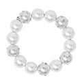 PULSERA YOURE INVITED SLV CRY PEARL N22 PLATA