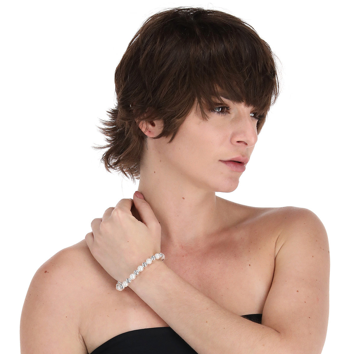 PULSERA YOURE INVITED SLV WHITE PEARL F23 PERLA