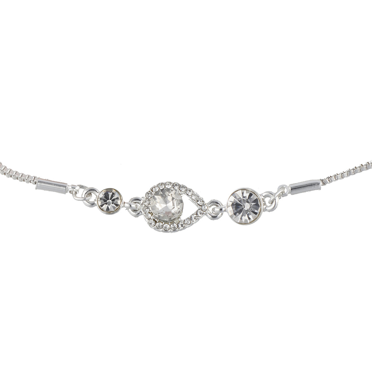 PULSERA YOURE INVITED SLV CRY F23 PLATA