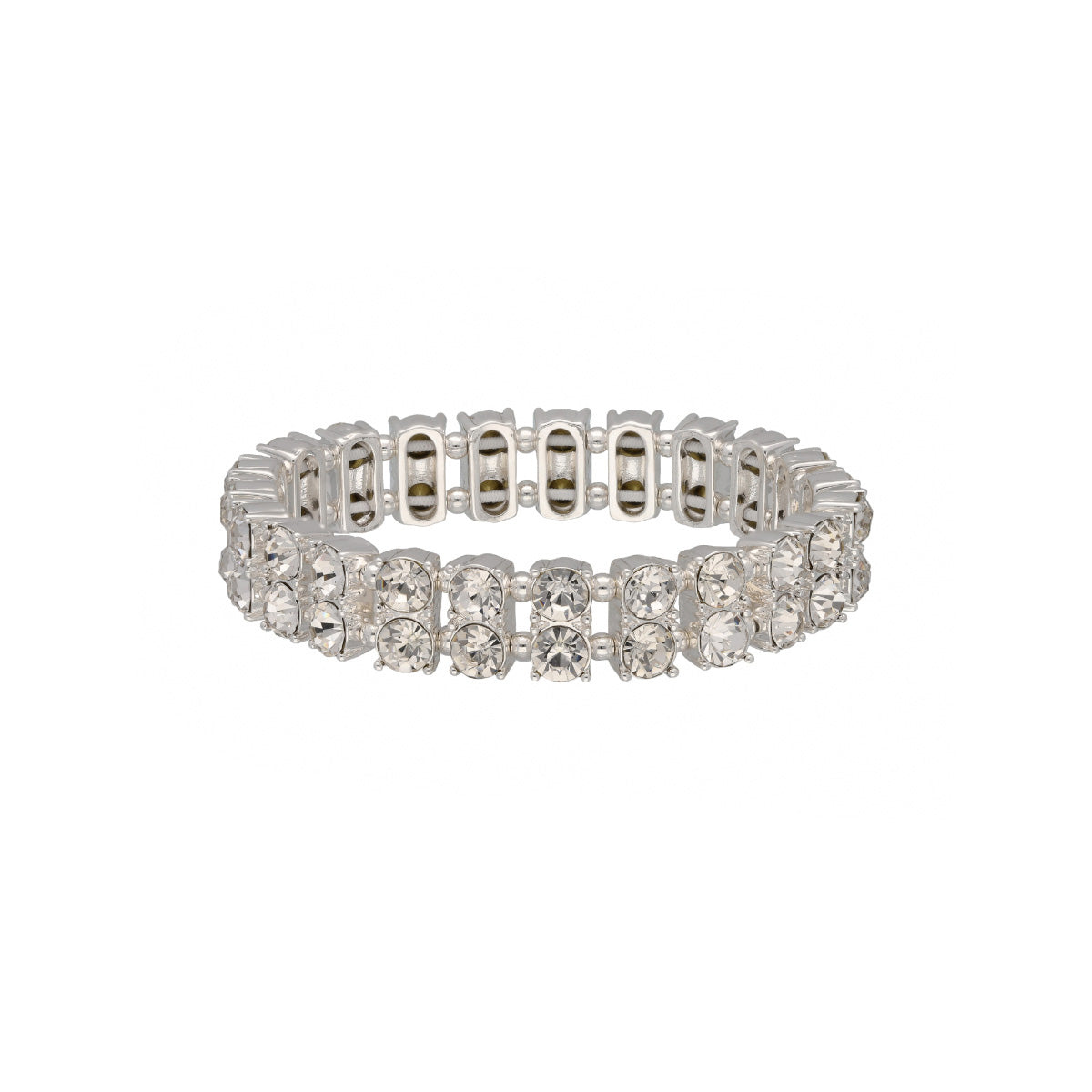 PULSERA YOURE INVITED SILVER CRYSTAL A23 PLATA