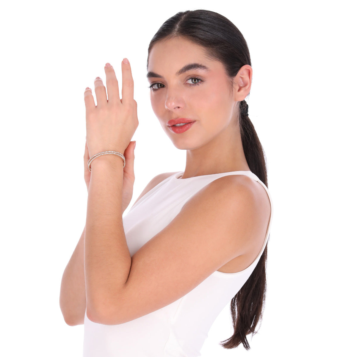 PULSERA YOURE INVITED RECOLOR GOLD F24 DORADO