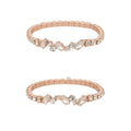 PULSERA YOURE INVITED ROSE GOLD CRYSTAL F24 ORO ROSA