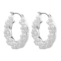 ARETES YOURE INVITED SILVER PEARL F22 PLATA