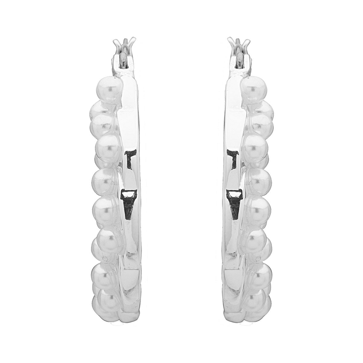 ARETES YOURE INVITED SILVER PEARL F22 PLATA