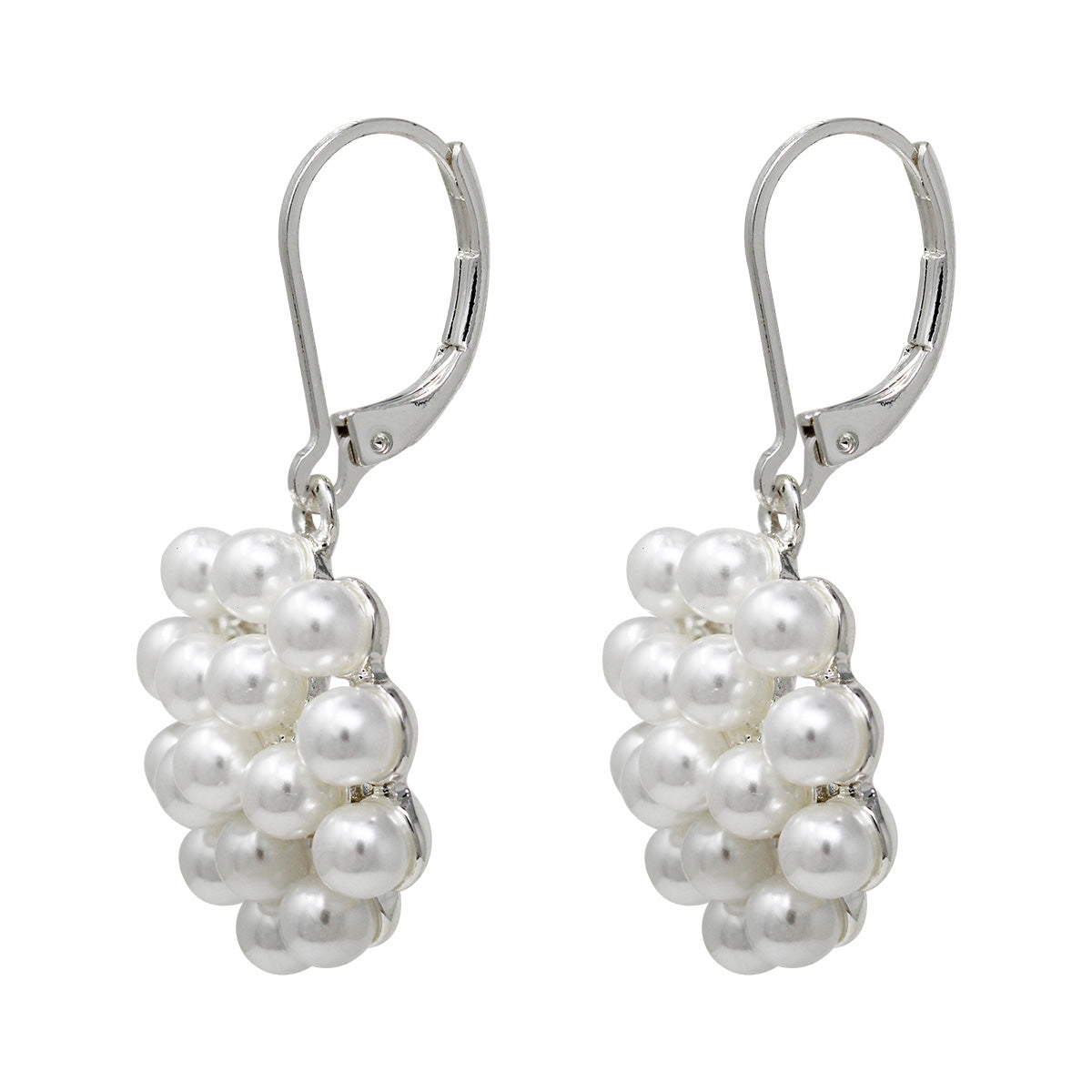 ARETES YOURE INVITED SILVER PEARL F22 PLATA