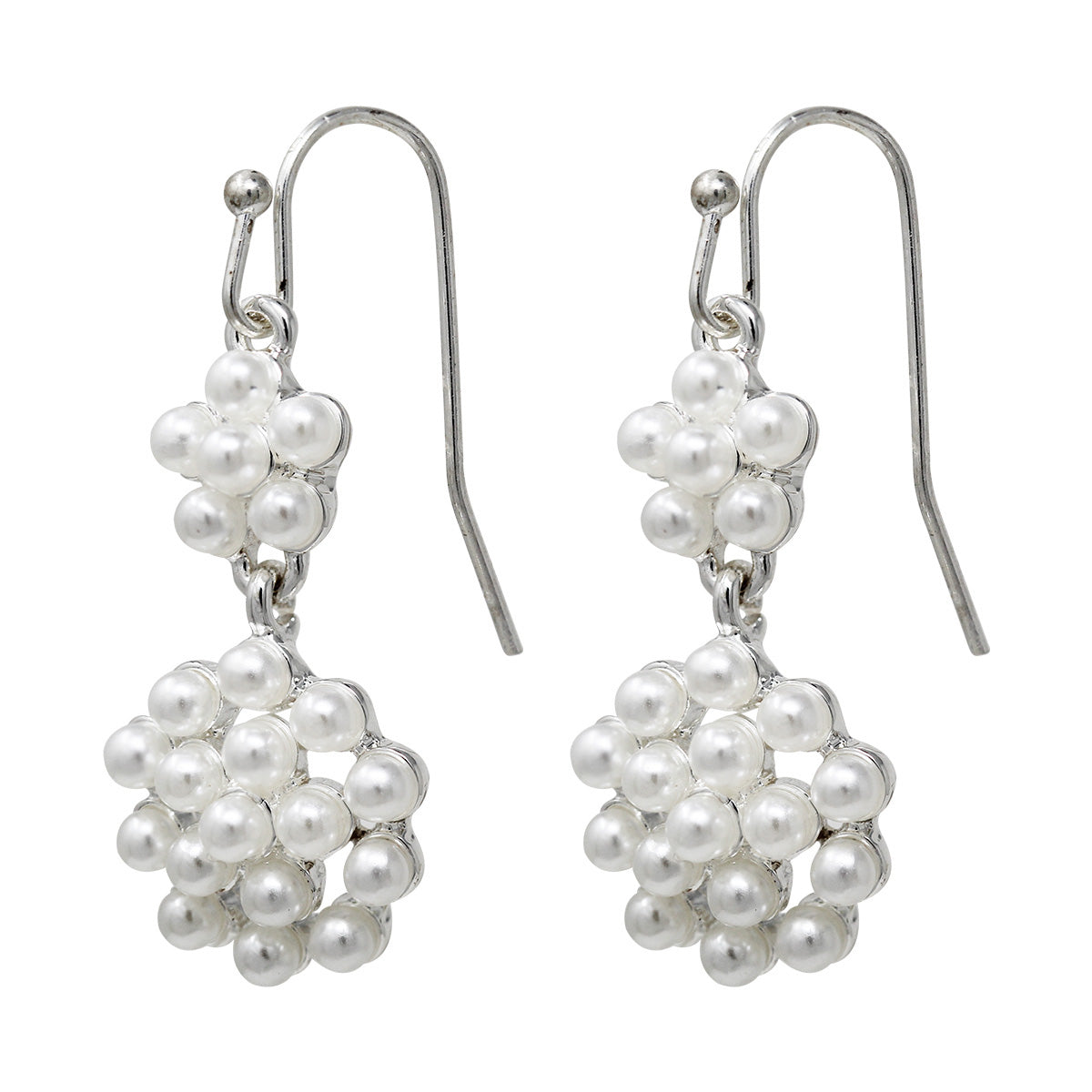 ARETES YOURE INVITED SILVER PEARL F22 PLATA