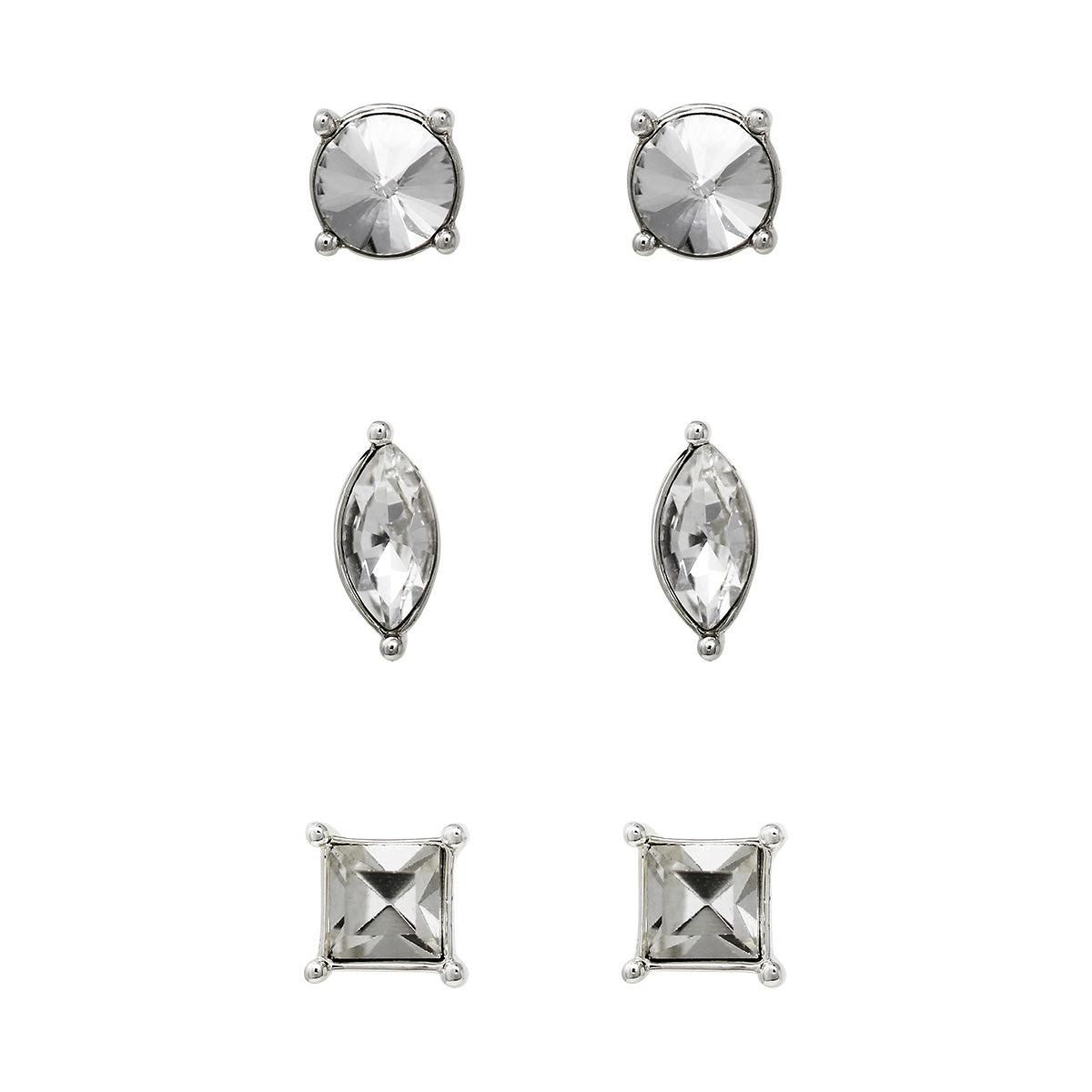 ARETES YOURE INVITED SLV CRYSTAL PAVE A22 PLATA