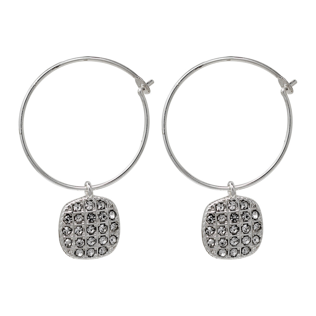 ARETES YOURE INVITED SLV CRYSTAL PAVE A22 PLATA