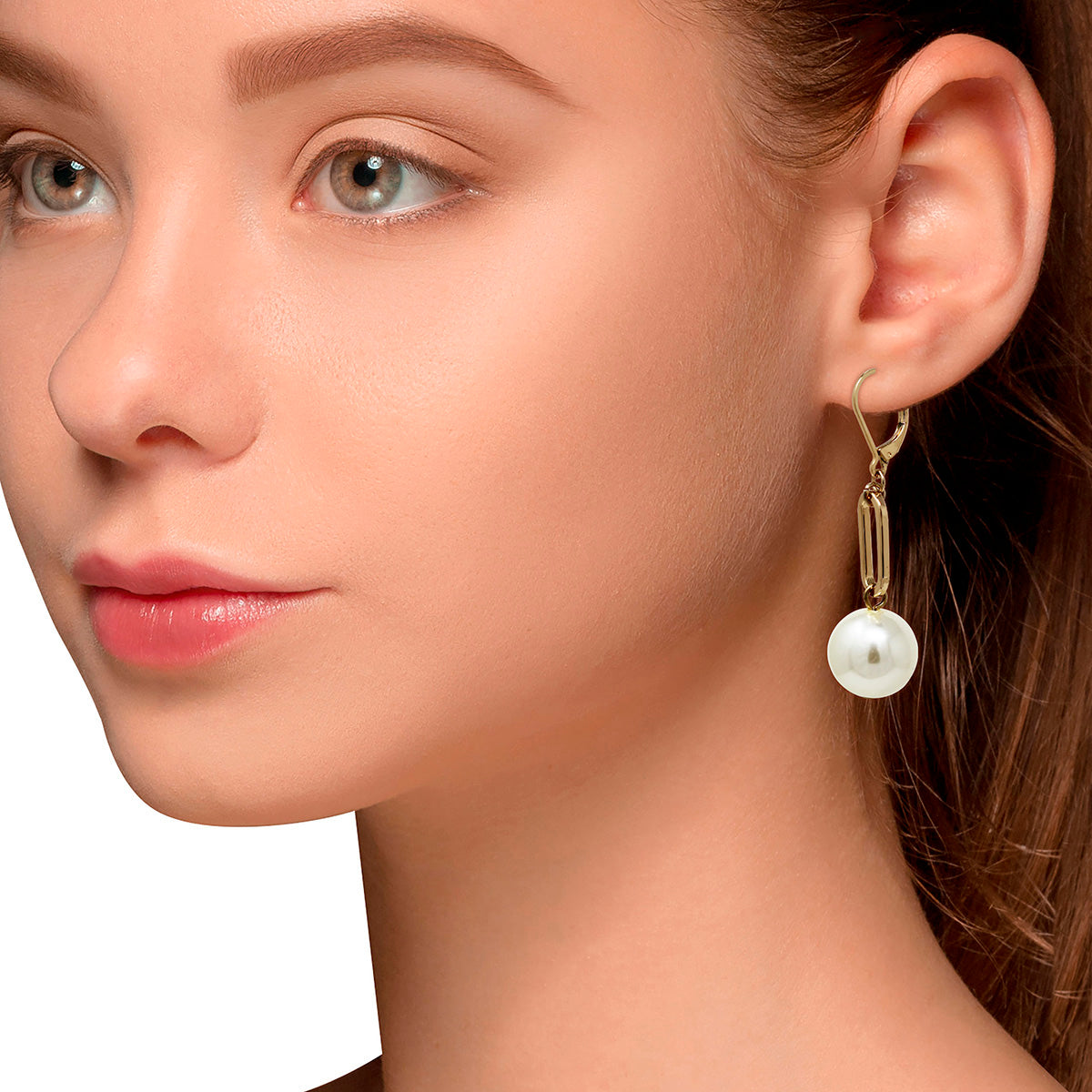 ARETES YOURE INVITED GOLD BLANC PEARL A22 DORADO