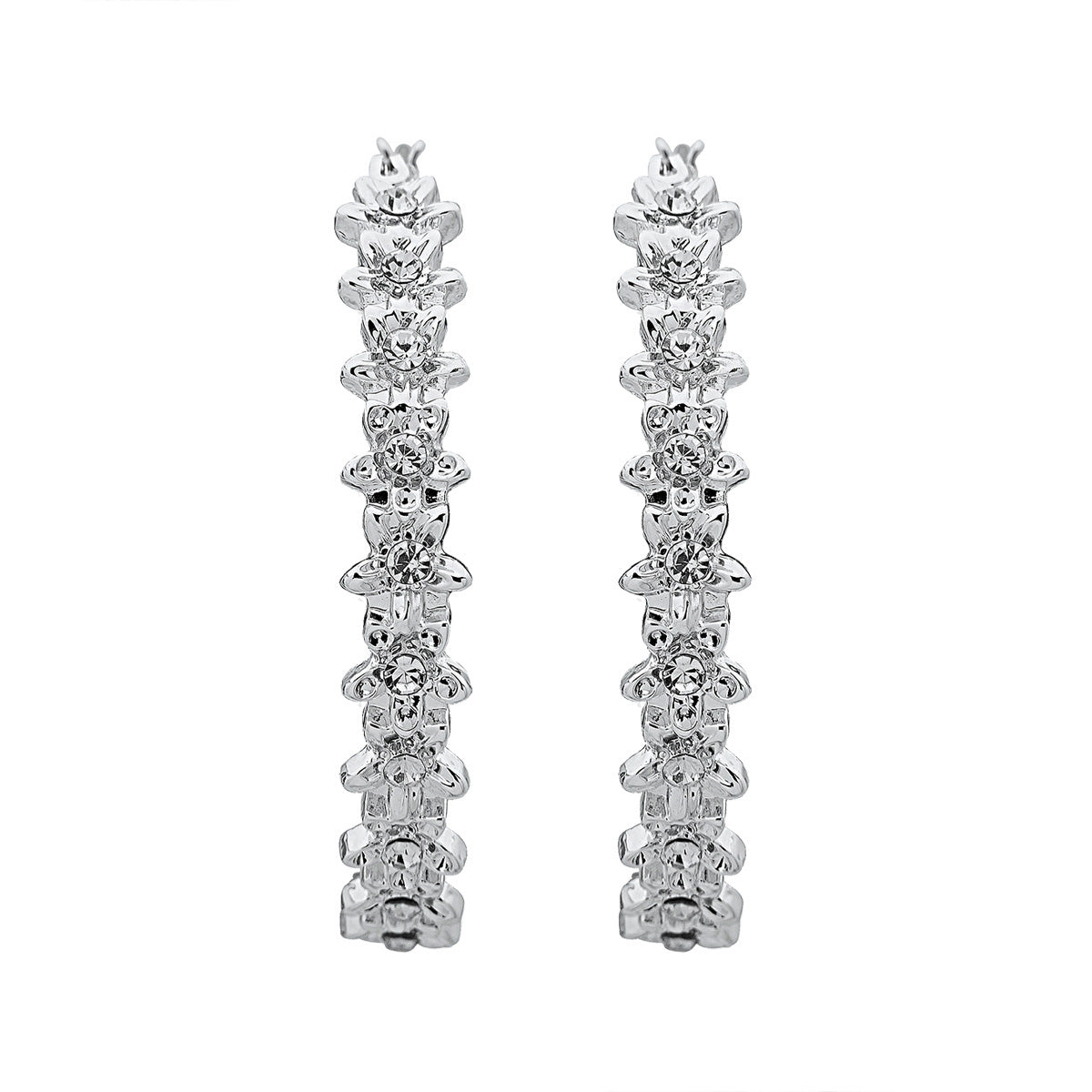 ARETES YOURE INVITED SLV FLOWER N22 PLATA