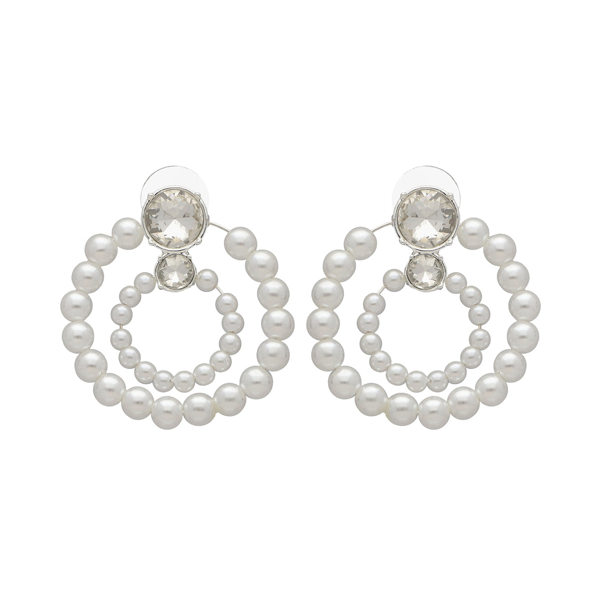 ARETES YOURE INVITED SLV CRY PEARL F23 PLATA