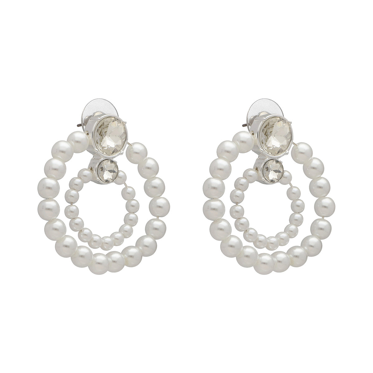 ARETES YOURE INVITED SLV CRY PEARL F23 PLATA
