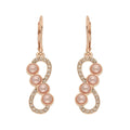ARETES YOURE INVITED RGD CRY PEARL M23 ROSE GOLD