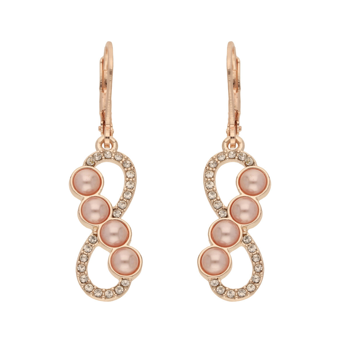 ARETES YOURE INVITED RGD CRY PEARL M23 ROSE GOLD