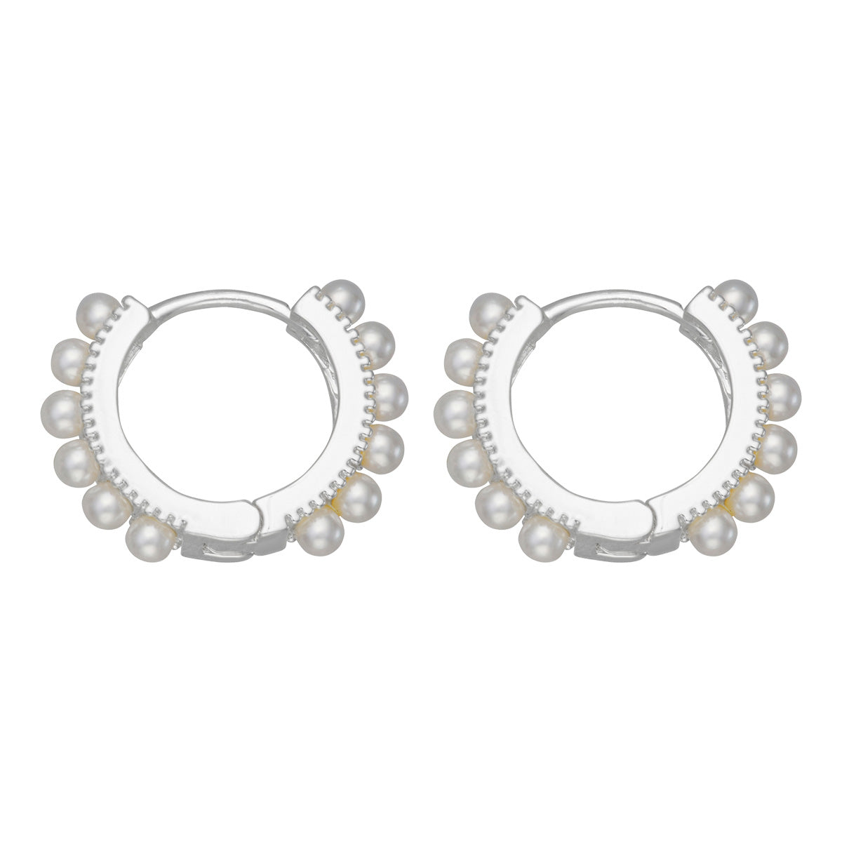 ARETES YOURE INVITED SILVER CRYSTAL PEARL M23 PLATA