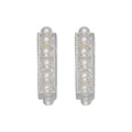 ARETES YOURE INVITED SILVER CRYSTAL PEARL M23 PLATA