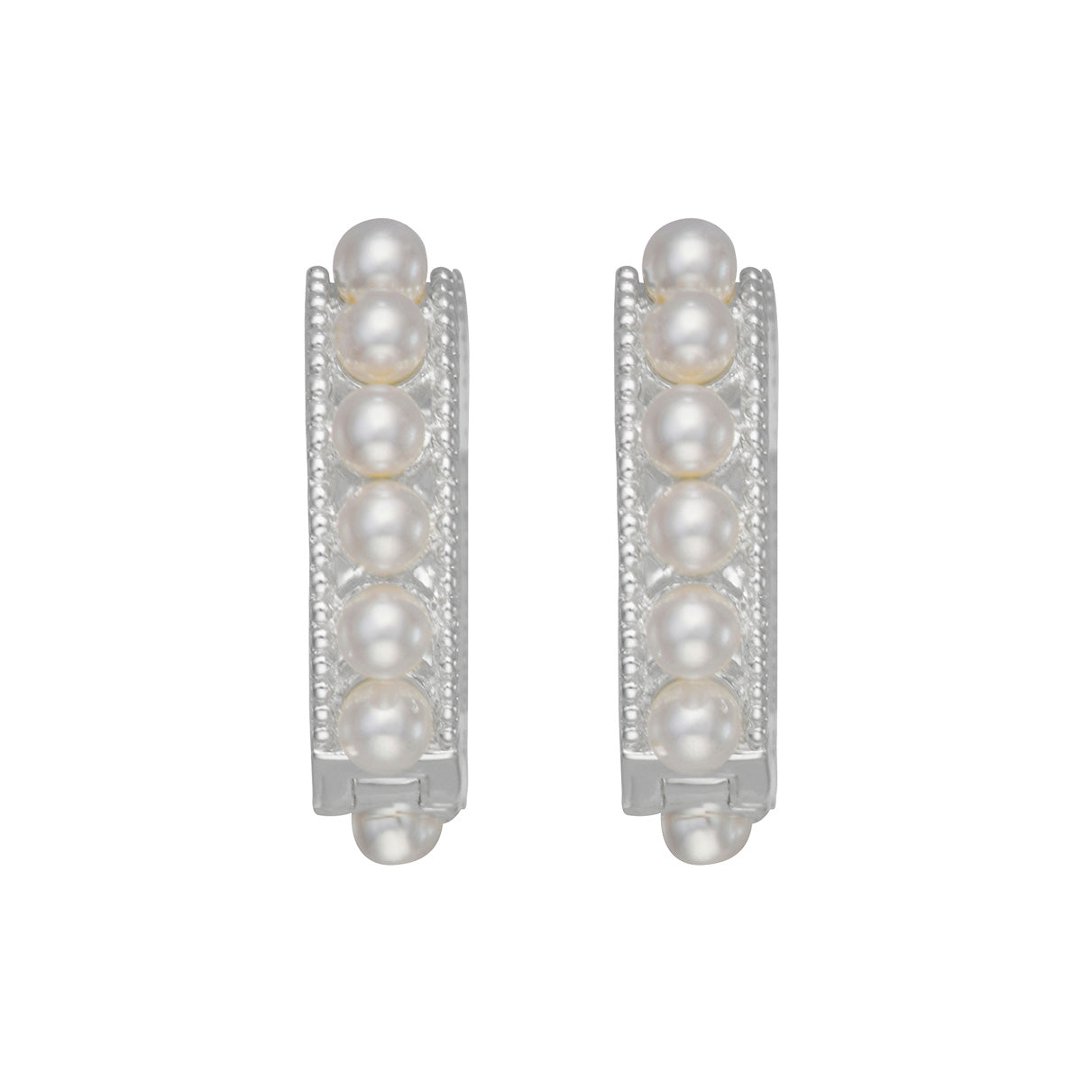 ARETES YOURE INVITED SILVER CRYSTAL PEARL M23 PLATA