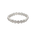PULSERA YOURE INVITED SILVER CRYSTAL M23 PLATA